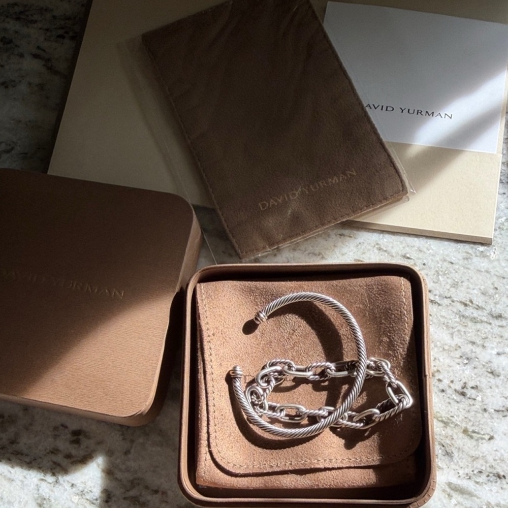 David Yurman Classic Cable Bracelet (Rose Gold) Authentic